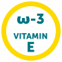 Increased content of omega-3 fatty acids and vitamin E